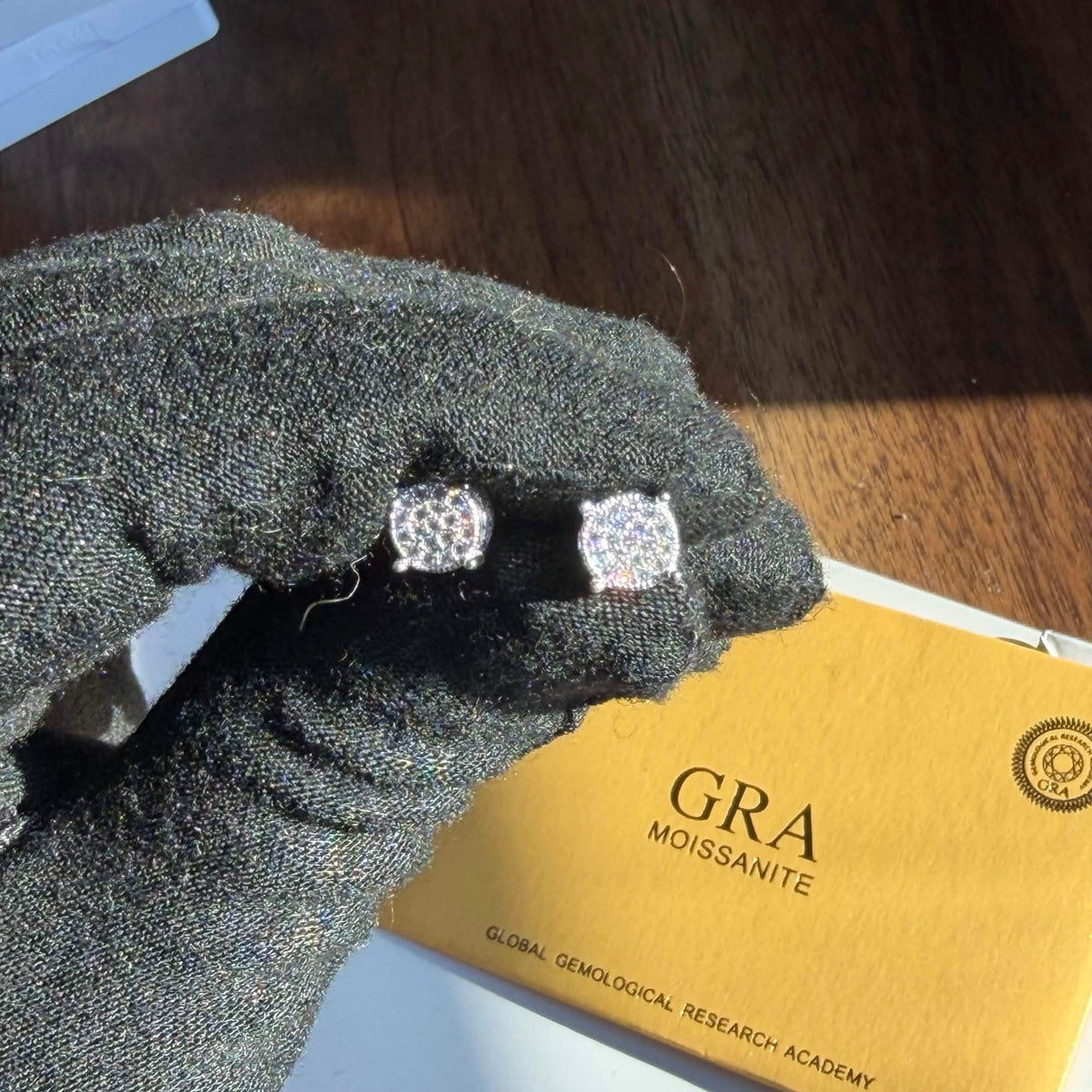 Moissanite Cubic Stud earrings