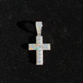 Iced Moissanite Cross Pendant | 925 Sterling Silver